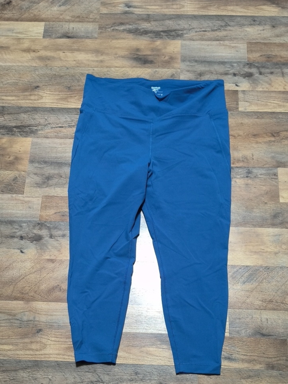 Reebok Blue Women's High-Waist Performance Leggings